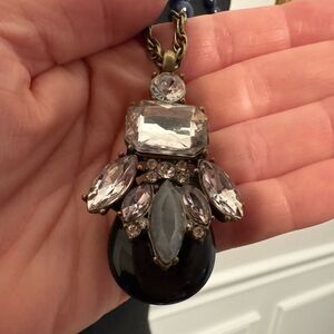 Banana Republic Gold Gemstone Necklace - Costume Jewelry